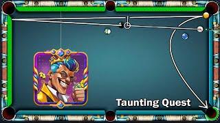 8 ball pool Taunting Quest  Animated Avatar Quest Day 1 And 2