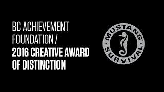 2016 BC Creative Achievement Award of Distinction - BC Achievement Foundation