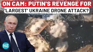 Putin Begins Revenge For ‘Largest’ Ukraine Drone Attack? Russia Shares First Video Of Attack | Kursk