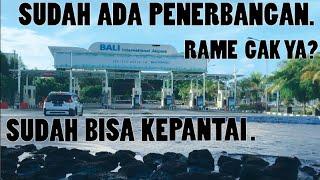 TERKINI BANDARA NGURAH RAI & PANTAI KUTA BALI, rame dibandara dan bisa masuk kepantai? #covid19