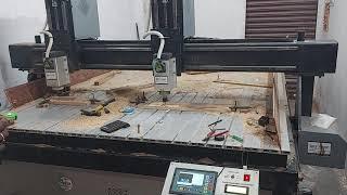 high speed cnc machine for double door carving by UniTek cnc  contact : 9848252069