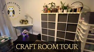 Craft Room / Studio Tour - How I Organize My Art & Craft Supplies #craftroom