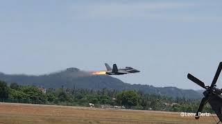 LIMA 2019 - RMAF F18 Engine failure after takeoff