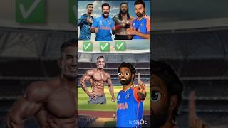 Ronaldo VS Virat Kohli VS Roman Reigns VS Rohit Sharma is speaking Hardik Pandya #shorts