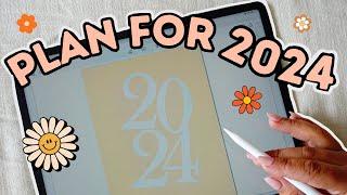 2024 PLAN WITH ME 🪴 | GOODNOTES 6 BEGINNER START GUIDE | OFFICIAL 2024 DIGITAL PLANNER!  