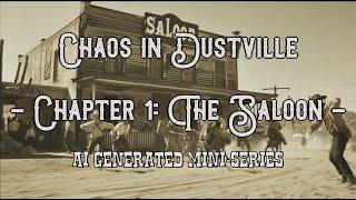 Chaos in Dustville Chapter 1: The Saloon - AI Generated Miniseries