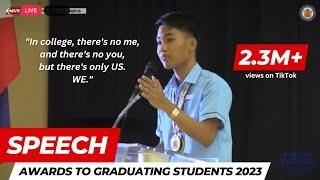 "COLLABORATION over COMPETITION" - A Special Message for Graduating Students (NEUST) | Karl Sison