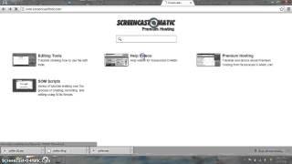 Screencastomatic Tutorial
