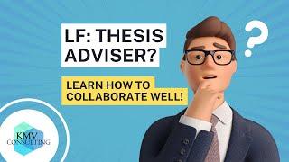 How important are the research, thesis, dissertation advisers?