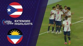 Puerto Rico vs. Antigua & Barbuda: Extended Highlights | CONCACAF Nations League | CBS Sports Golazo