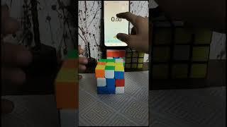 Rubik's cube solved in 18 seconds #asmr #youcuber #shorts