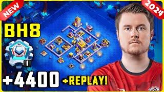 ANTI 3 STAR NEW "STRONGEST" BH8 Base COPY LINK || Builder Hall 8 Base Copy Link || Clash of Clans