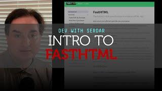 Intro to FastHTML, the Python framework for frontend and backend web development