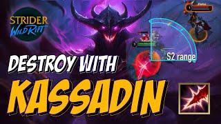 HOW TO ALWAYS WIN LANE WITH KASSADIN | Wild rift