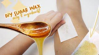 DIY sugar wax recipe + tutorial (Philippines) | Only 3 ingredients!