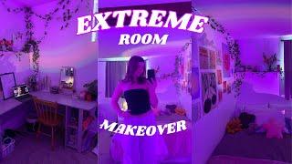 EXTREME Room Makeover || *Painting, decorating, tear down*