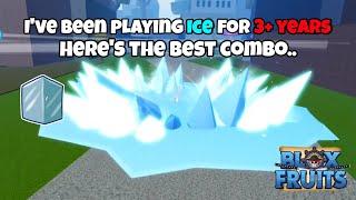 Revealing The Best Ice Combo for Bounty hunting in Mobile! | Blox Fruit