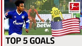 Top 5 US Goals - Best Goals American Players 2018/19 - Pulisic, McKennie & Co.