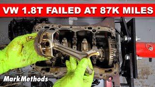 VW Engine Failure 87K 2015 1.8T TSI Disassembly