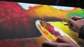 Acrylique Painting Landscape Demonstration - Lac by John Beckley