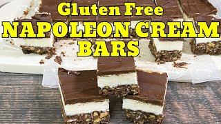 NAPOLEON CREAM BARS | Gluten Free Layered Treats Recipe