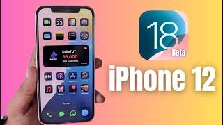 iOS 18 Beta on iPhone 12  Battery Drain & Performance?