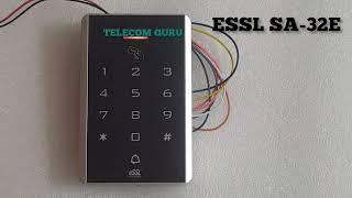 How to assign and delete Password in ESSL SA-32E or BIOLINK BL-K-12 Access Control in HINDI