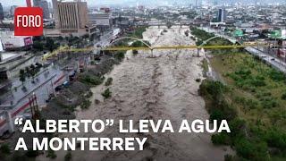 Río Santa Catarina de Monterrey, al 70% de su capacidad por lluvias de 'Alberto' - Las Noticias