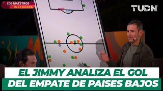 ¡Paso a paso el gol del empate! El Jimmy analiza la jugada de pizarrón de Países Bajos I TUDN