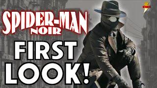 FIRST LOOK!   SPIDER MAN NOIR COSTUME on Set of New Amazon Spider man Series