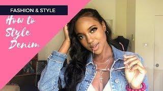 Denim On Denim | How to Style Denim for Work & Casual Events | Jhalisa J
