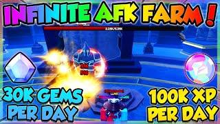 INFINITE GEMS & XP *AFK AUTO FARM* in ANIME VANGUARDS!! (Roblox)