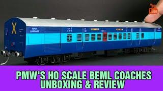 Precision Model Works Indian Railways HO Scale BEML Coaches - Unboxing and Review | train videos