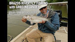 Brazos River Fly Fishing at Granbury - I Ride Along with Upstream on the Fly Greg Welander