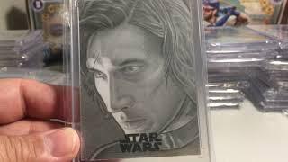 UPDATED 2020 Sandyfrank's Top 50 Favorite Topps Star Wars Sketch Cards Collection