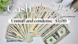 November Cash Unstuffing and Condensing | $3,015 | My biggest unstuffing ever!