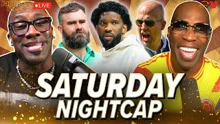 Unc & Ocho react to Embiid pushing reporter, Jason Kelce scrum, Drake-DeMar DeRozan beef | Nightcap