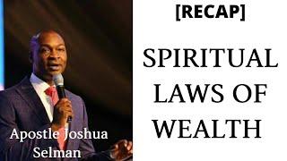 [RECAP] SPIRITUAL LAWS OF WEALTH