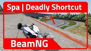 Spa but with a high risk shortcut | BeamNG.Drive