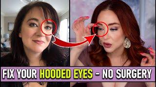 No More Sagging Eyelids at 47! No Surgery or Procedures!! Fix Hooded Eyes!!