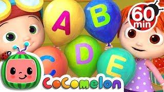 ABC Song with Balloons + More Nursery Rhymes & Kids Songs - CoComelon