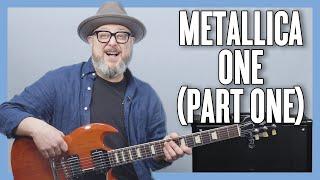 Metallica One Guitar Lesson + Tutorial (Part One - Intro + Opening Solo)