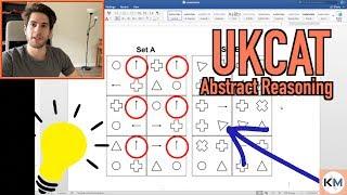 UKCAT (UCAT) ABSTRACT REASONING: Find the pattern every time 2019 | KharmaMedic