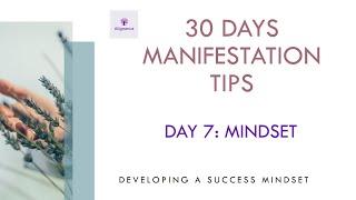 7/30 Days of Manifestation Tips Mindset: Developing a Success Mindset