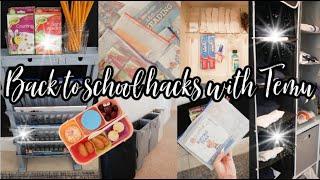 AFFORDABLE BACK TO SCHOOL ESSENTIALS | SCHOOL ORGANIZATION | HOMEMAKING WITH LAUREN @TEMU