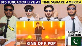 Bts Jungkook Live At TSX, Time Square Part 1 - Pakistani Reaction - Shan Rajpoot