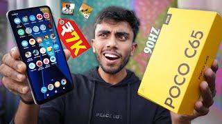 I Bought Best Budget SmartPhone From Flipkart! 7,000-/RS  *POCO C65* Hard Gaming & Camera Test ️