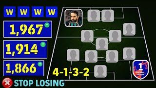 How To Build PERFECT Quick Counter 4-1-3-2 (2 CF) Squad Building In eFootball 2025 Mobile 