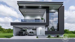 Simple Modern 3 Bedroom House Design