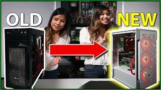 She asked me for PC help... so I made her rebuild her own PC 